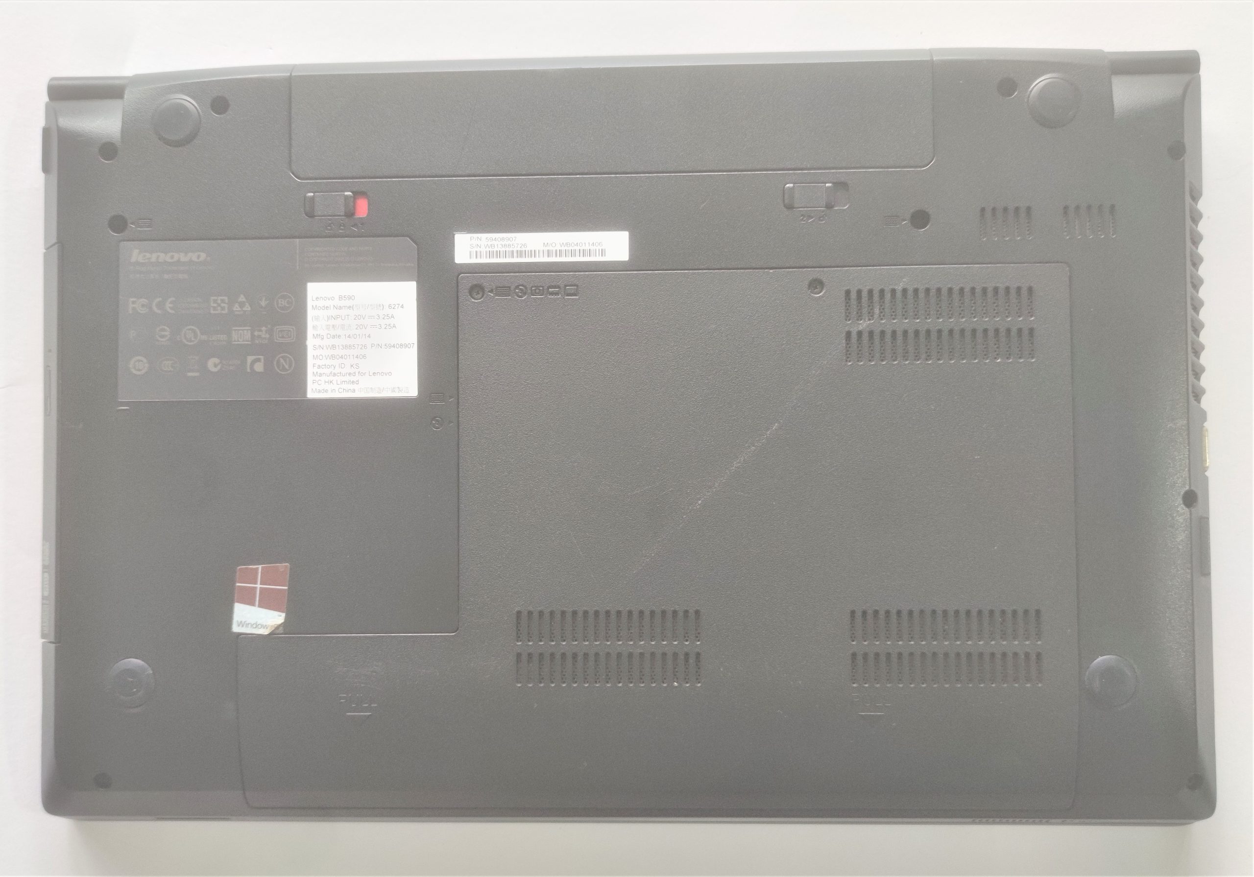 Portátil Lenovo Ideapad B590 - Imagen 3