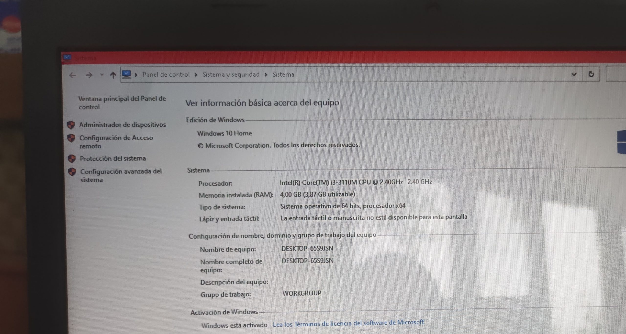 Portátil Lenovo Ideapad B590 - Imagen 4