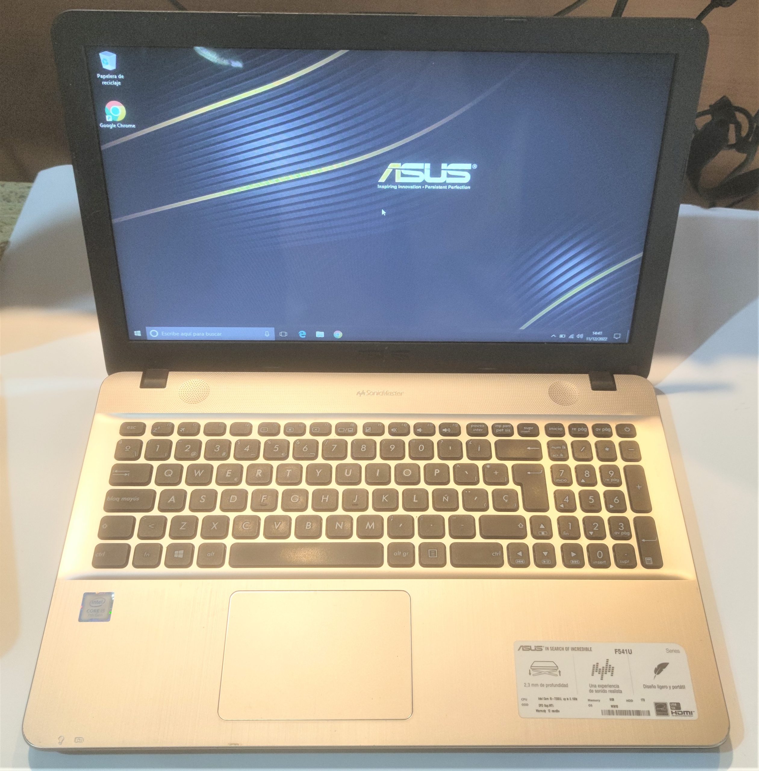 Portátil Asus A541U Core i5 7th Impecable