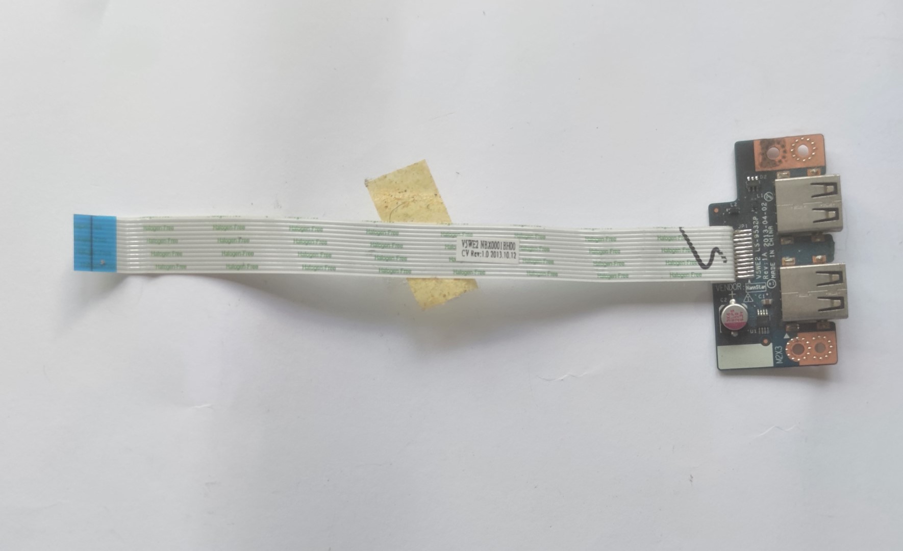 PLACA USB + CABLE FLEX ACER ASPIRE E1-572 V5WE2
