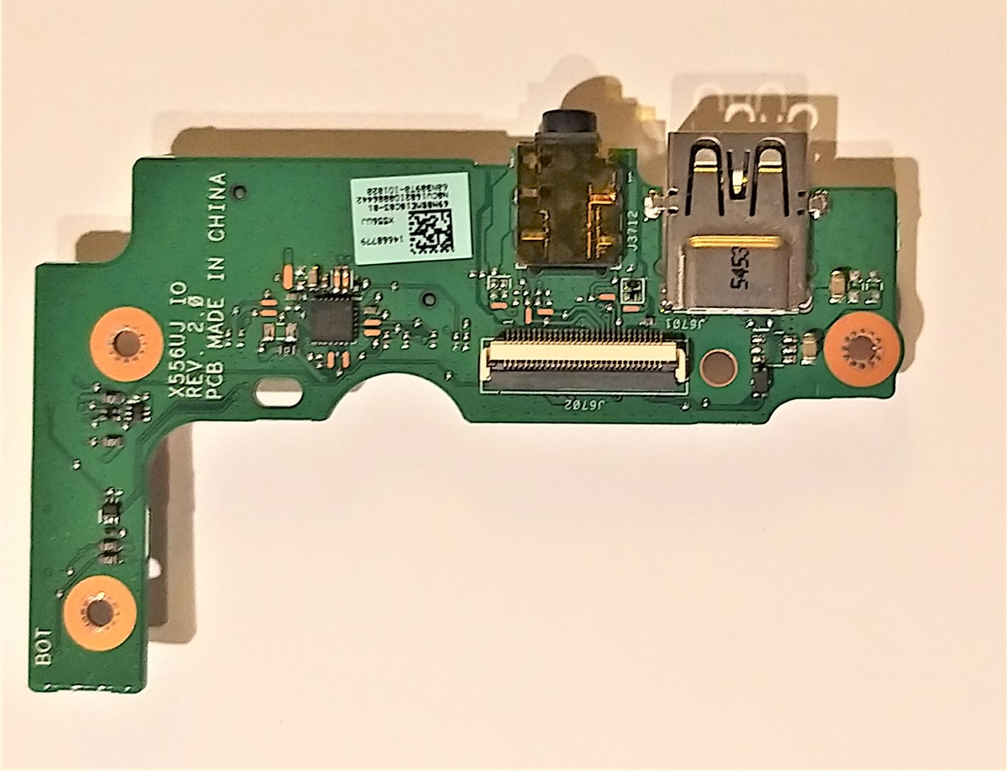 USB AUDIO LECTOR SD CARD READER ASUS F556 F556U A X556 X556U A K556 K556U A - Imagen 2