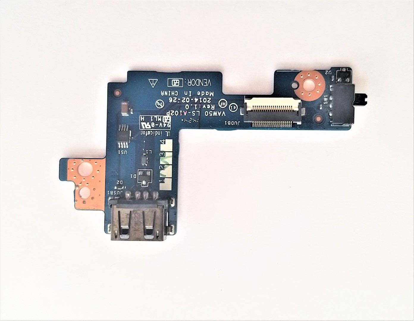 PLACA ENCENDIDO WIFI SWITCH BOARD + USB DELL LATITUDE E5540