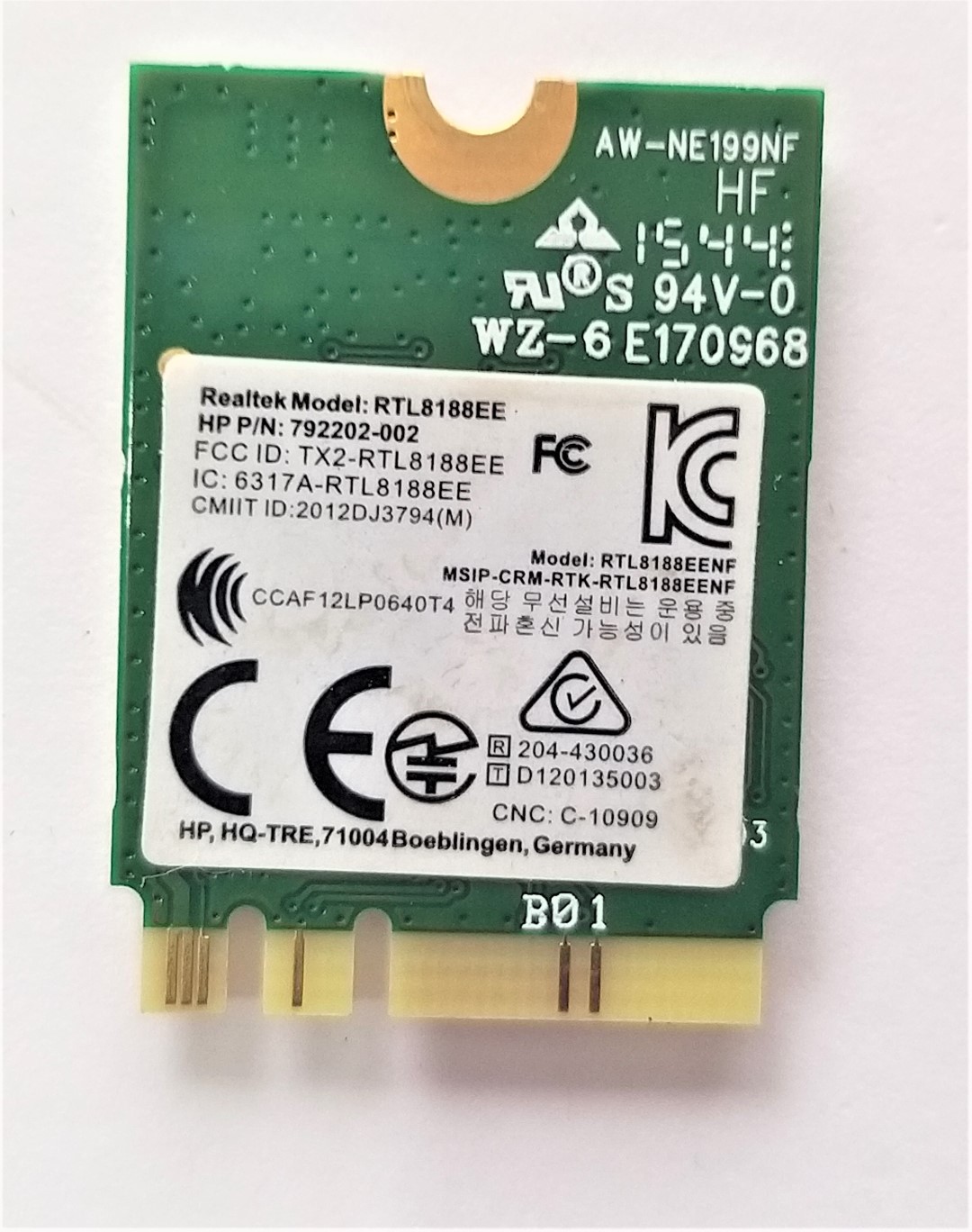 TARJETA RED WIFI WIRELESS HP AIO 20-R 20R 20-R101NS - Imagen 2