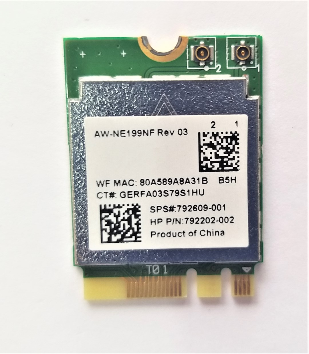 TARJETA RED WIFI WIRELESS HP AIO 20-R 20R 20-R101NS