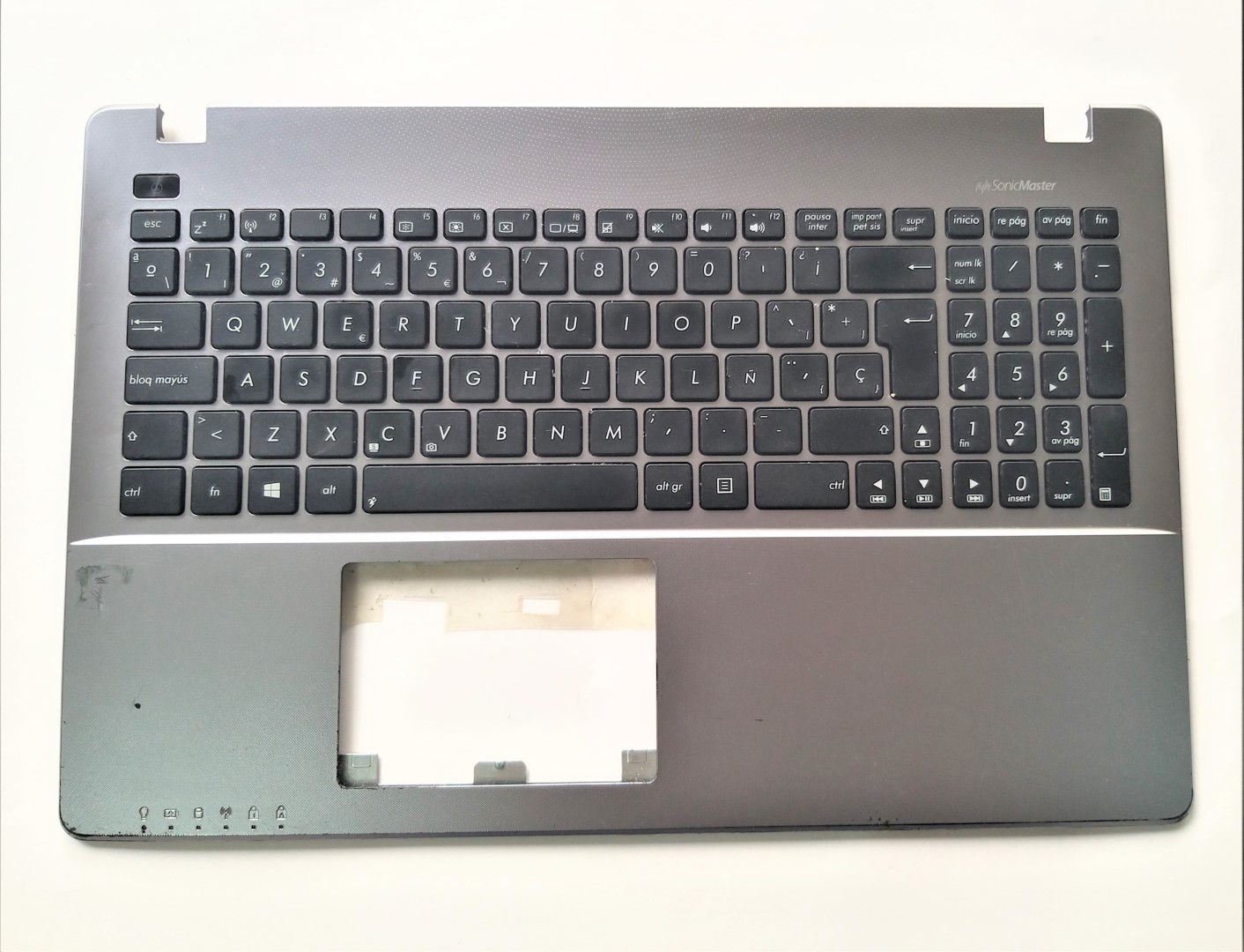 CARCASA REPOSAMANOS PALMREST COVER + TECLADO ASUS VIVOBOOK F550 F550C A X550CA