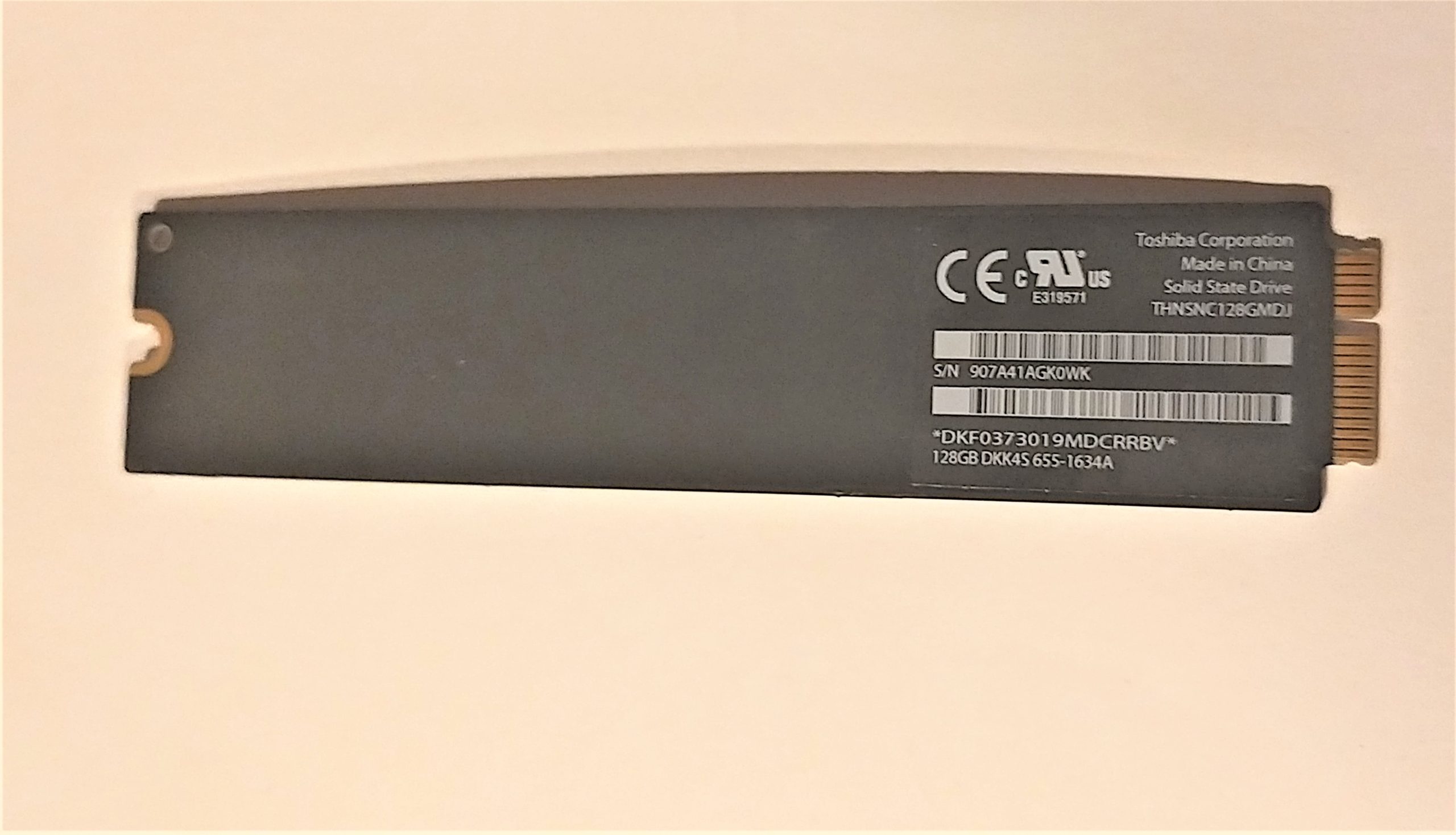 TARJETA DISCO SSD 128GB MSATA APPLE MACBOOK AIR A1370 11" 2010 2012 A1369