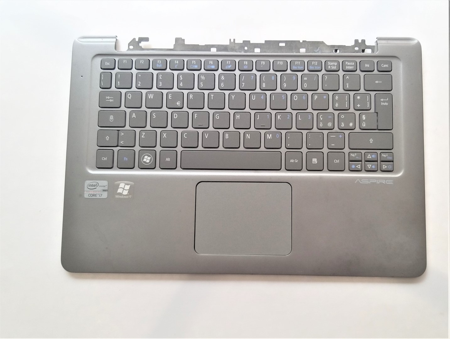 CARCASA REPOSAMANOS PALMREST COVER + TECLADO ACER ASPIRE S3 S3-951 MS2346