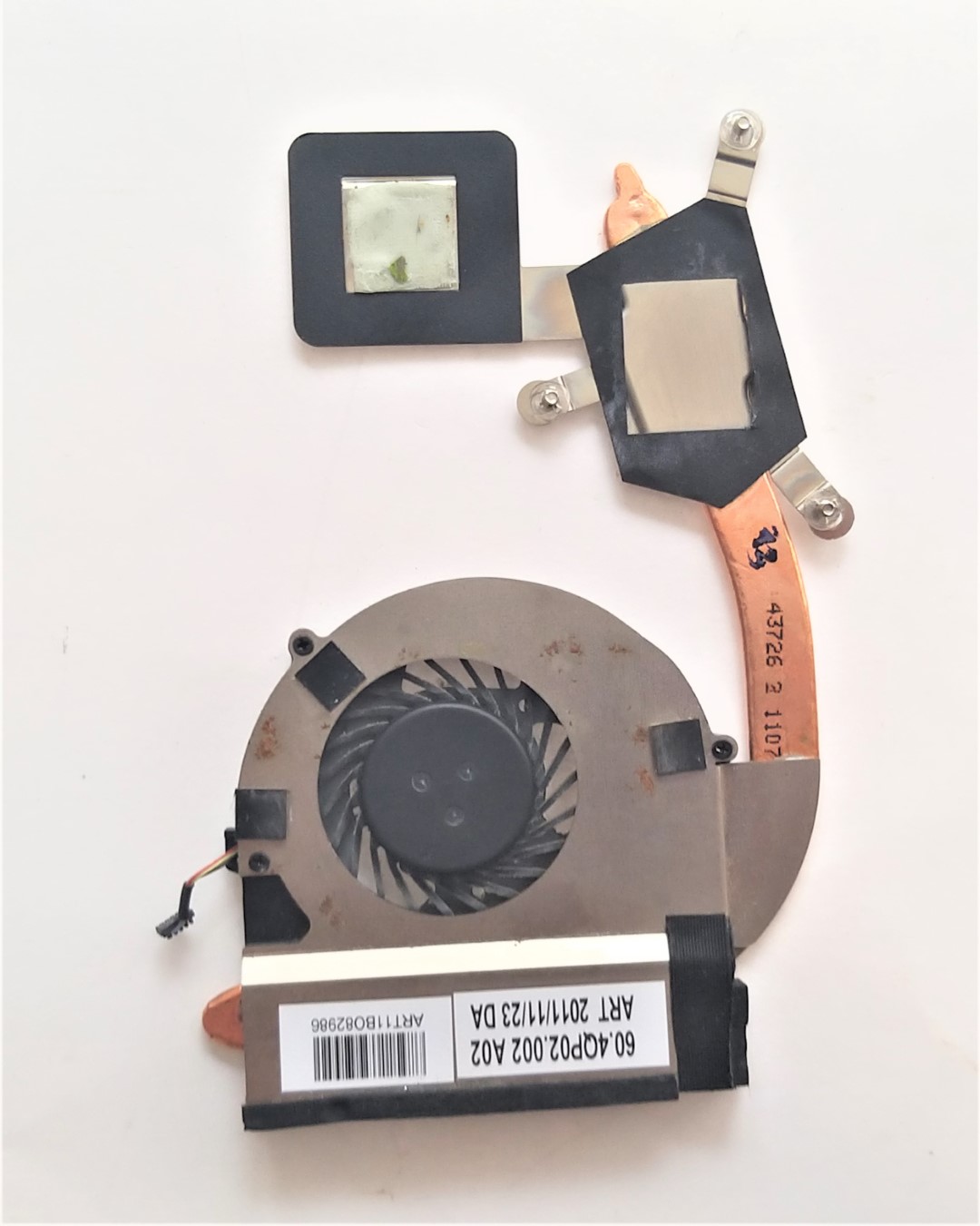 VENTILADOR DISIPADOR COOLING FAN HEATSINK ACER ASPIRE S3 S3-951 MS2346 - Imagen 2