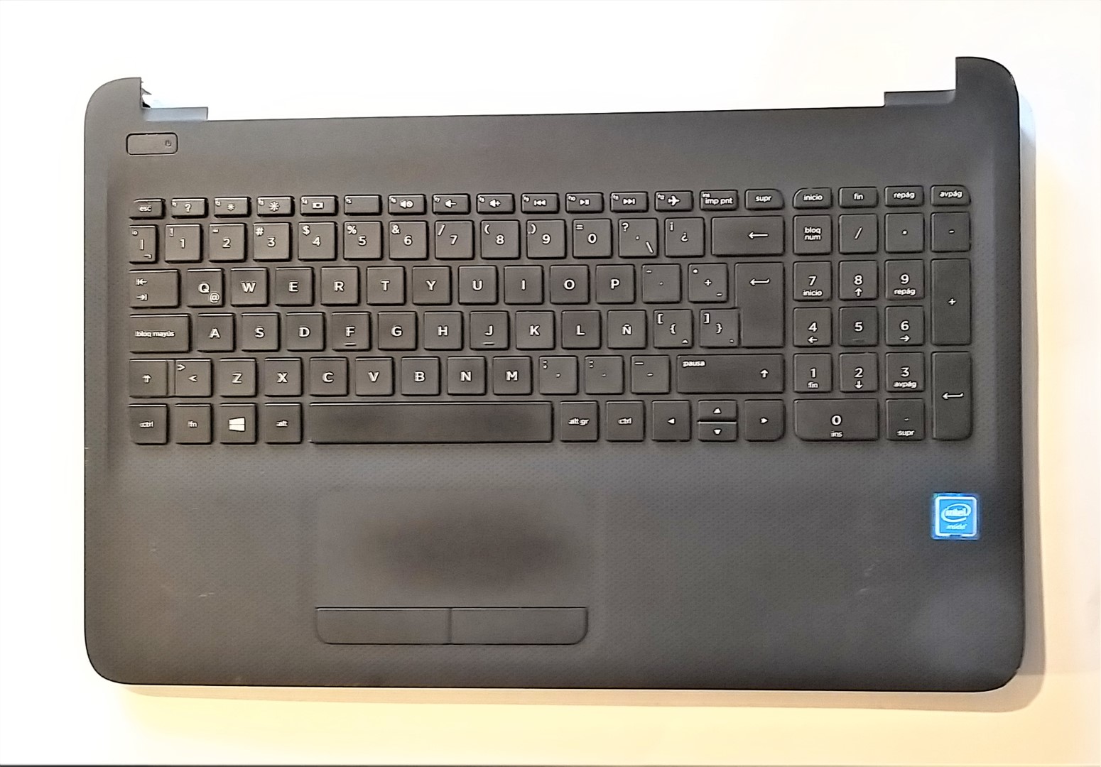 CARCASA REPOSAMANOS PALMREST COVER + TECLADO HP 250 G4 255 G4 15-AC 15-AF