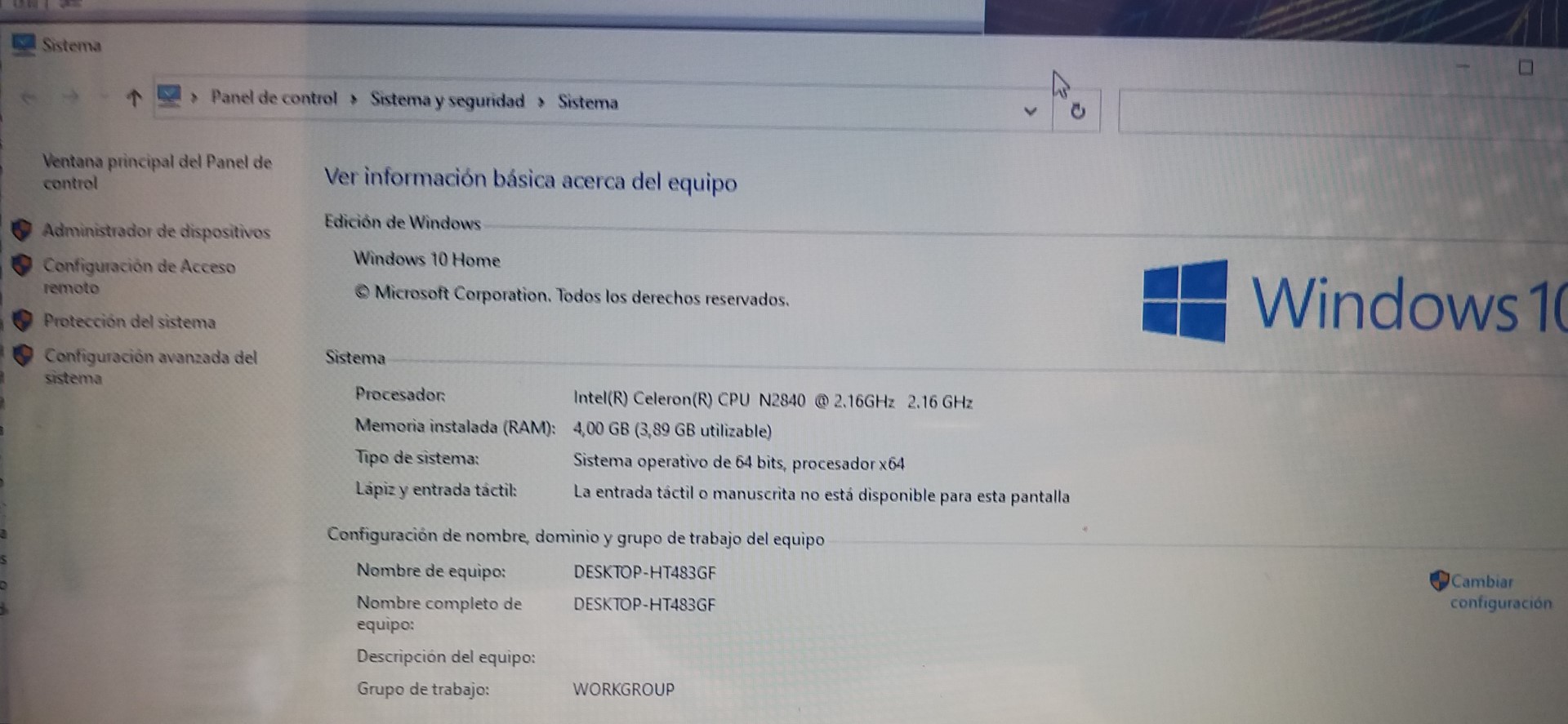 Portátil Lenovo Ideapad B40-30 Excelente - Imagen 4