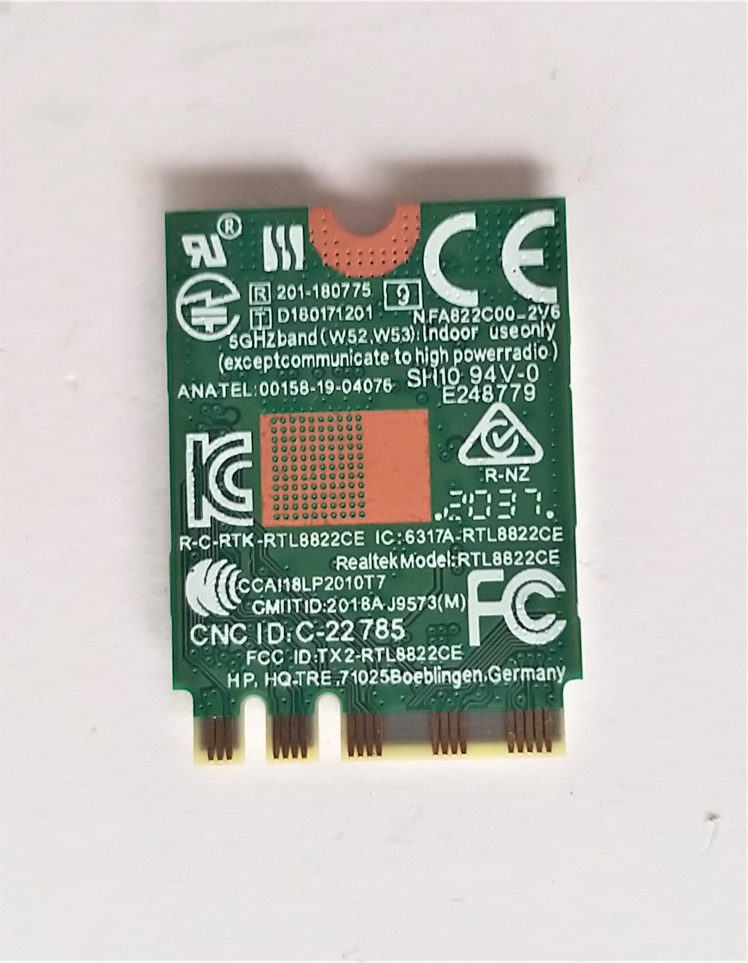 TARJETA RED WIFI WIRELESS BLUETOOTH BT5 HP ALL IN ONE 24-DF 24-DF0009NS - Imagen 2