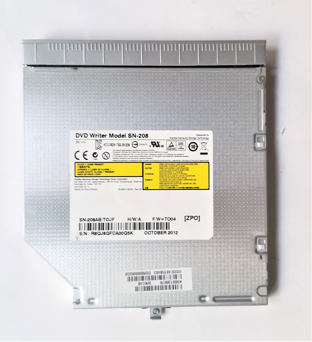 LECTOR DVD RW SATA OPTICAL DEVICE TOSHIBA SATELLITE P850 P850-31M P855