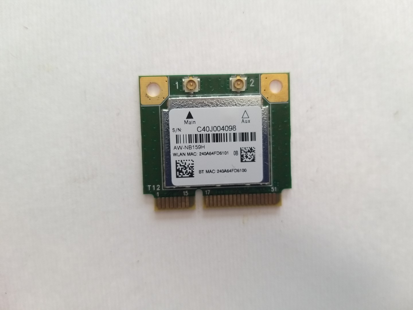 TARJETA RED WIFI WIRELESS MEDION AKOYA E6240T MD99290