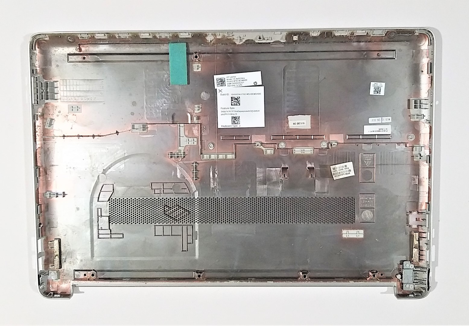 CARCASA BASE BOTTOM CASE HP NOTEBOOK 15-DW 15-DW0039NS - Imagen 2
