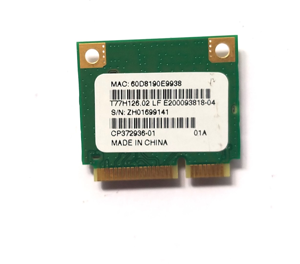 TARJETA RED WIFI WIRELESS FUJITSU LIFEBOOK A530 AH530 - Imagen 2