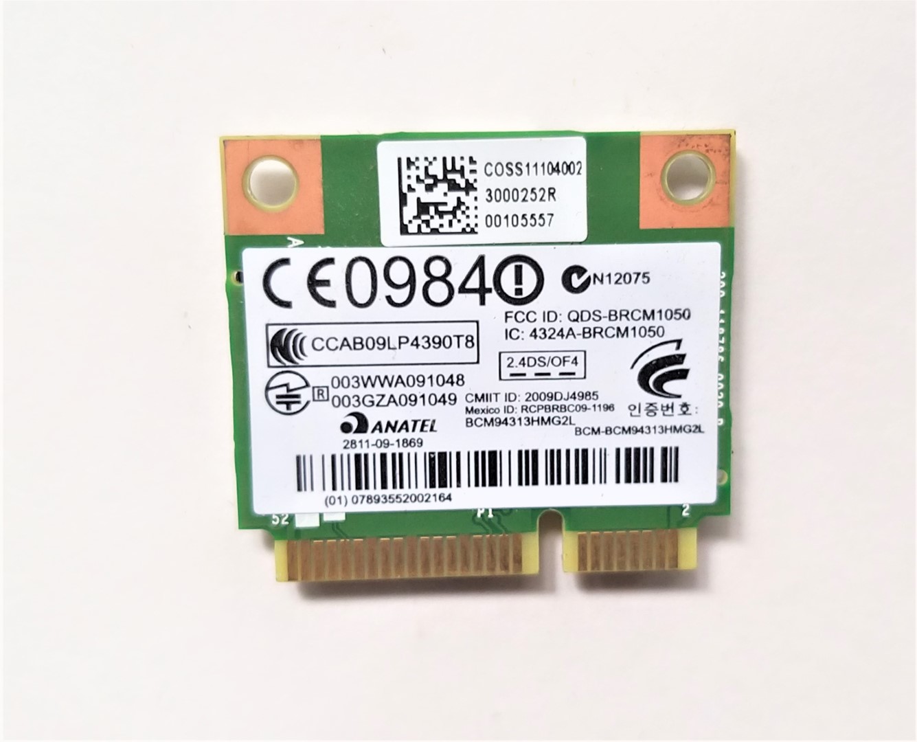 TARJETA RED WIFI WIRELESS HP PROBOOK 5330M - Imagen 2