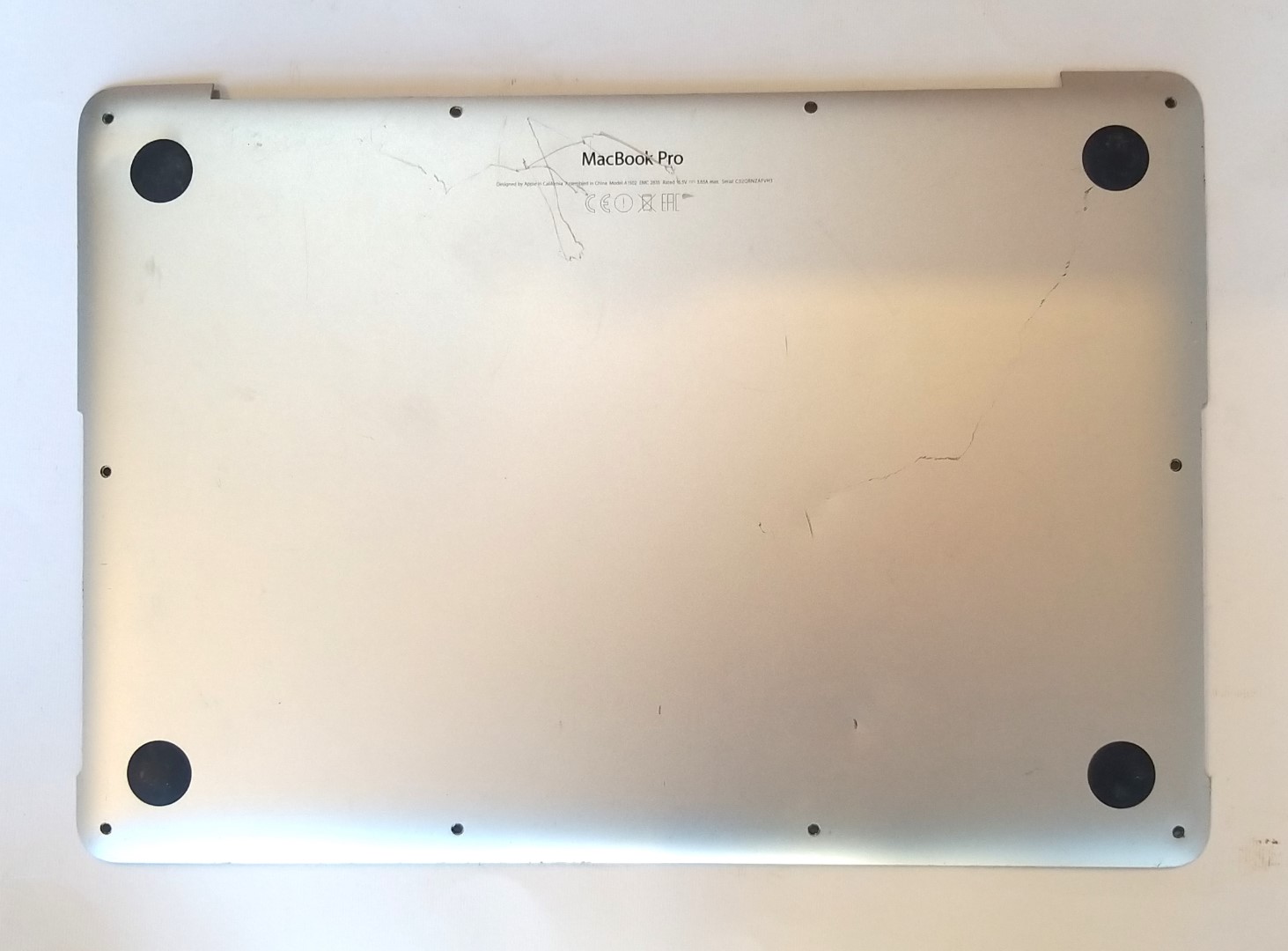 CARCASA BASE BOTTOM CASE APPLE MACBOOK PRO RETINA A1502 13" 2015 2013 2014