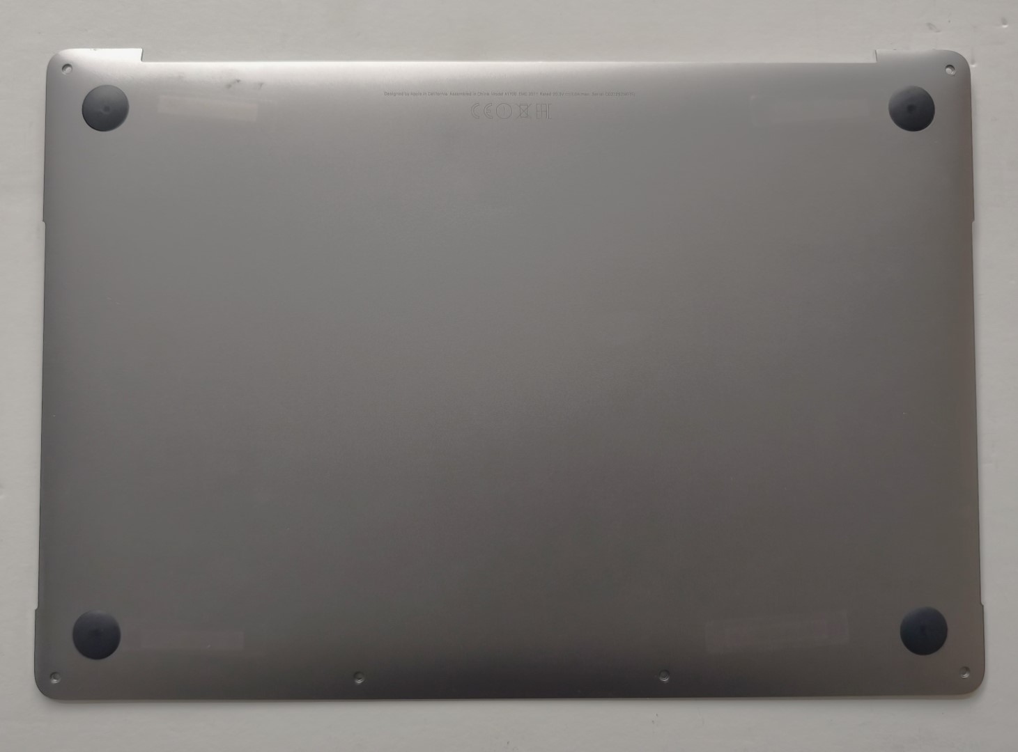 CARCASA BASE BOTTOM CASE APPLE MACBOOK PRO A1706 13" 2016 2017