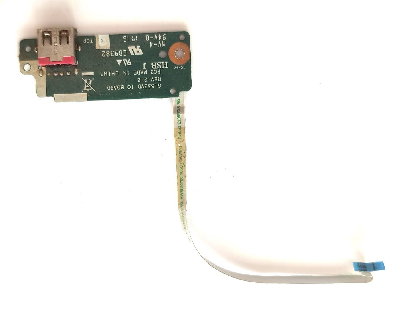 PLACA USB IO BOARD ASUS ROG ASTRIX GL553V GL553VD GL553VE GL553VW