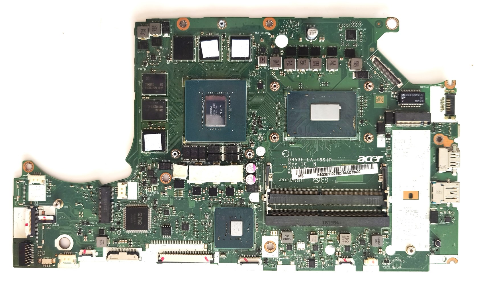 PLACA BASE AVERIADA FAULTY MOTHERBOARD ACER NITRO 5 AN515 AN515-52 N17C1