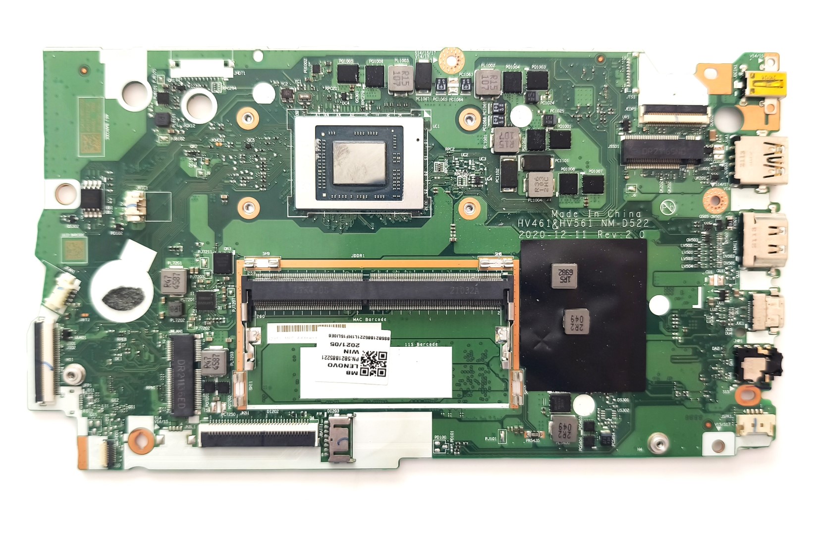 PLACA BASE AVERIADA FAULTY MOTHERBOARD LENOVO V14 G2 G2-ALC G2-ITL