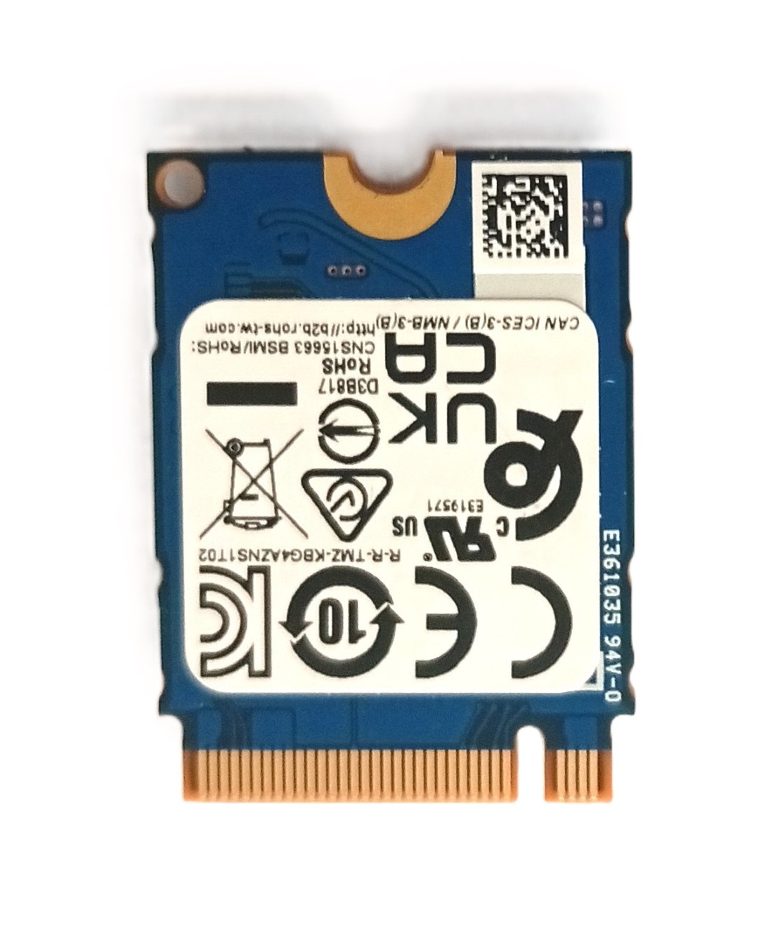 KIOXIA 512GB M.2 2230-S2 PCIe NVMe SSD DELL VOSTRO 15 5510 5515 5518 - Imagen 2