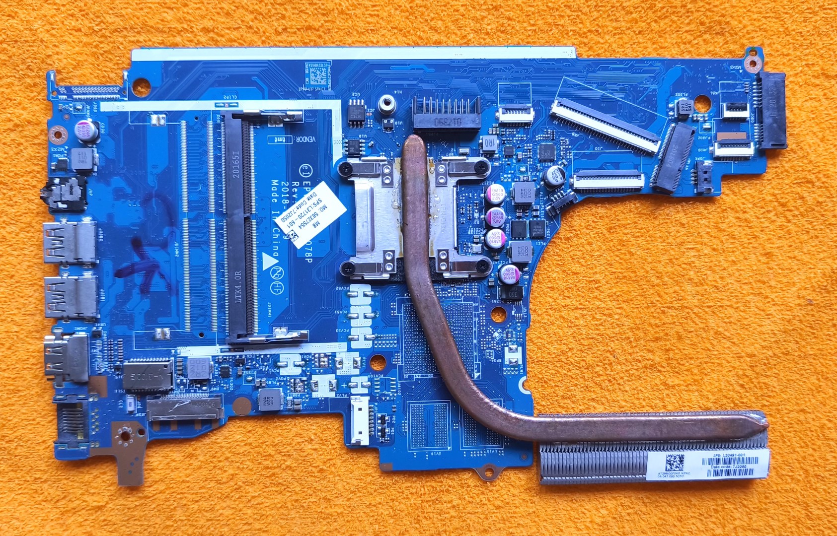 PLACA BASE TESTED MOTHERBOARD HP 255 G7 250 G7 15-DA 15-DB AMD A4-9125