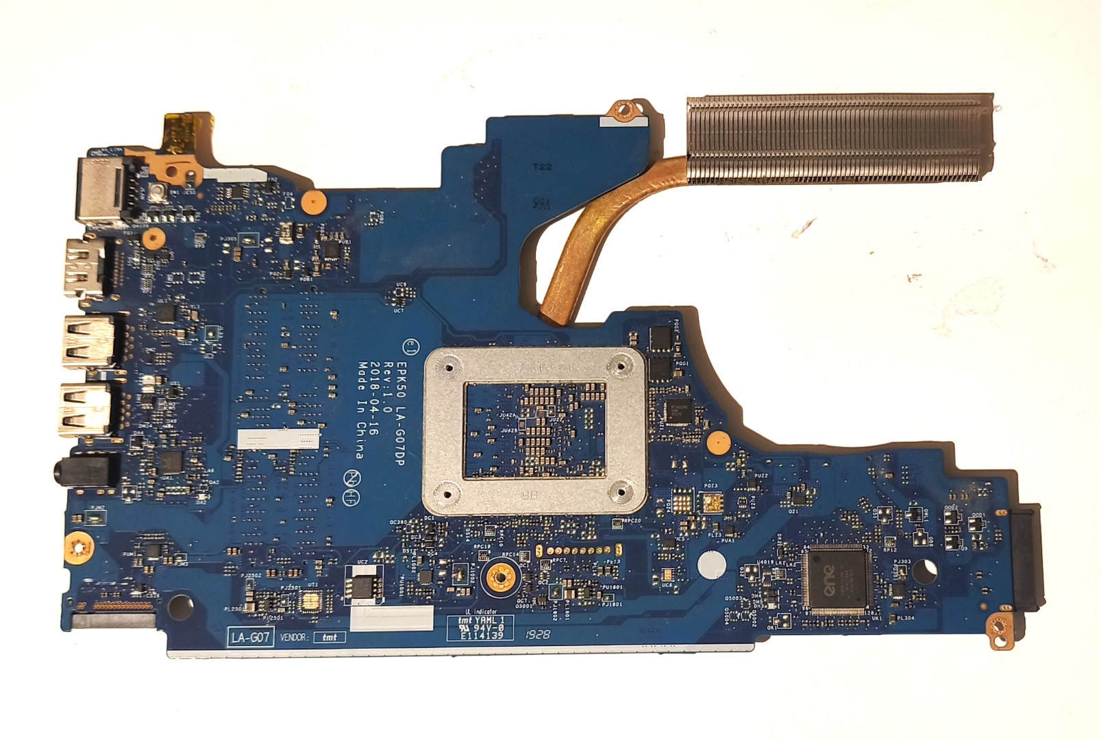 PLACA BASE TESTED MOTHERBOARD HP 255 G7 250 G7 15-DA 15-DB Core i3-7020U - Imagen 3