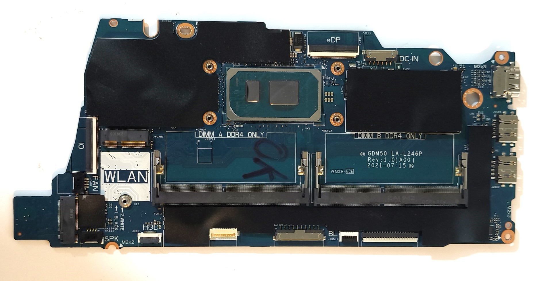 PLACA BASE TESTED MOTHERBOARD DELL VOSTRO 15 3510 P112F