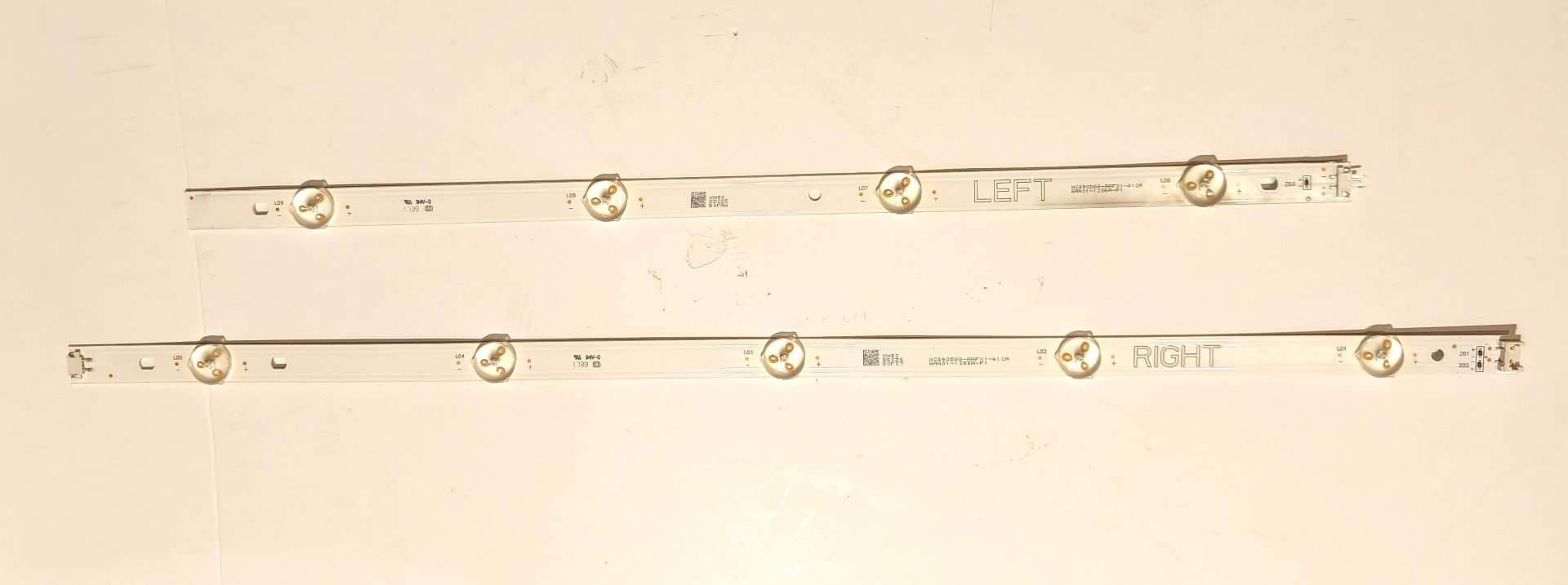 1 X TIRAS LED LG 49" SMART TV UltraHD 49UJ630V 49UK6200 49SJ800V 49SJ8109