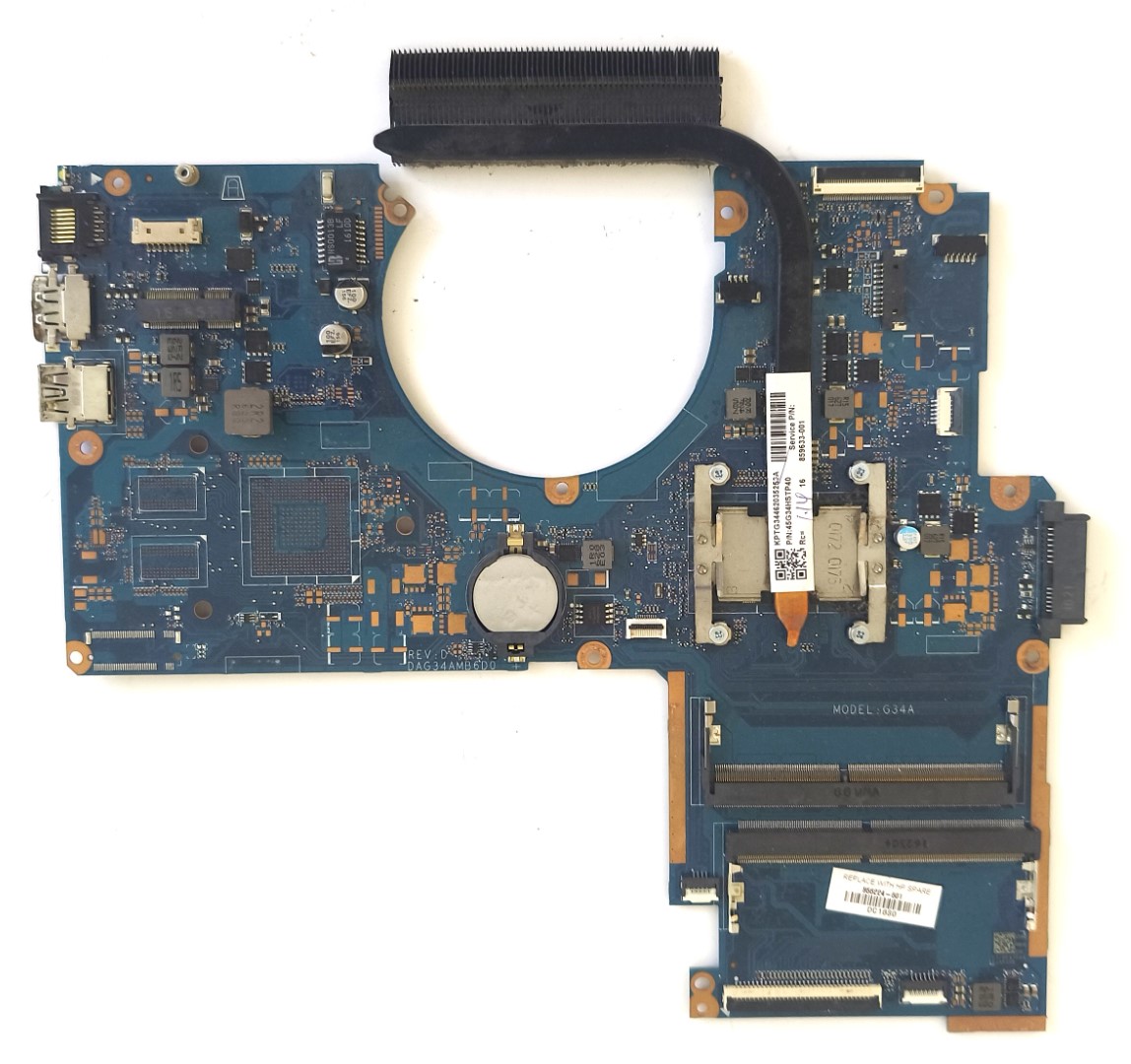 PLACA BASE TESTED MOTHERBOARD HP PAVILION 15-AU 15-AU077SA 15-AW Core i5-6200U