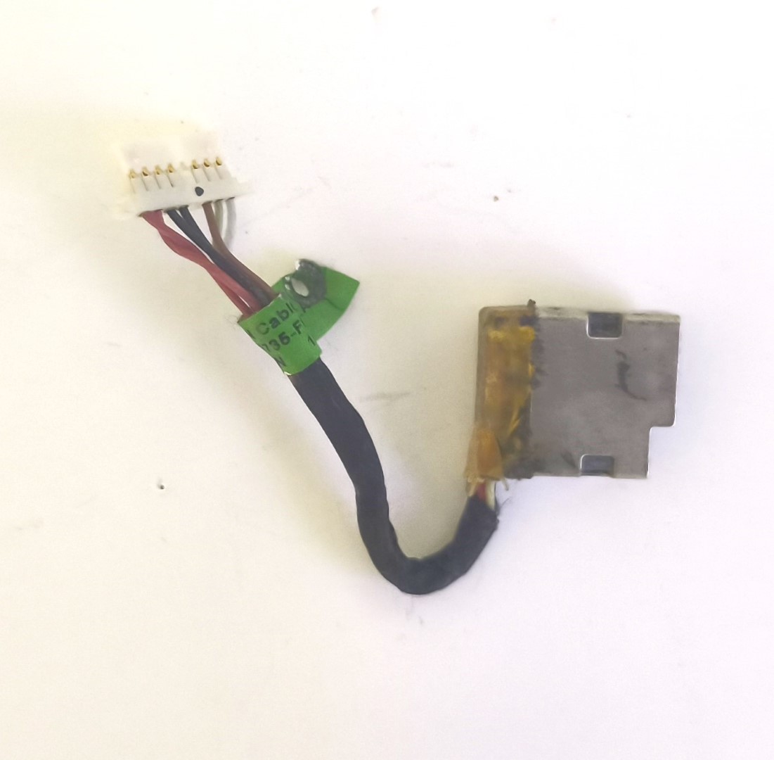 CONECTOR CORRIENTE DC JACK + CABLE HP PAVILION 15-AU 15-AU077SA 15-AW