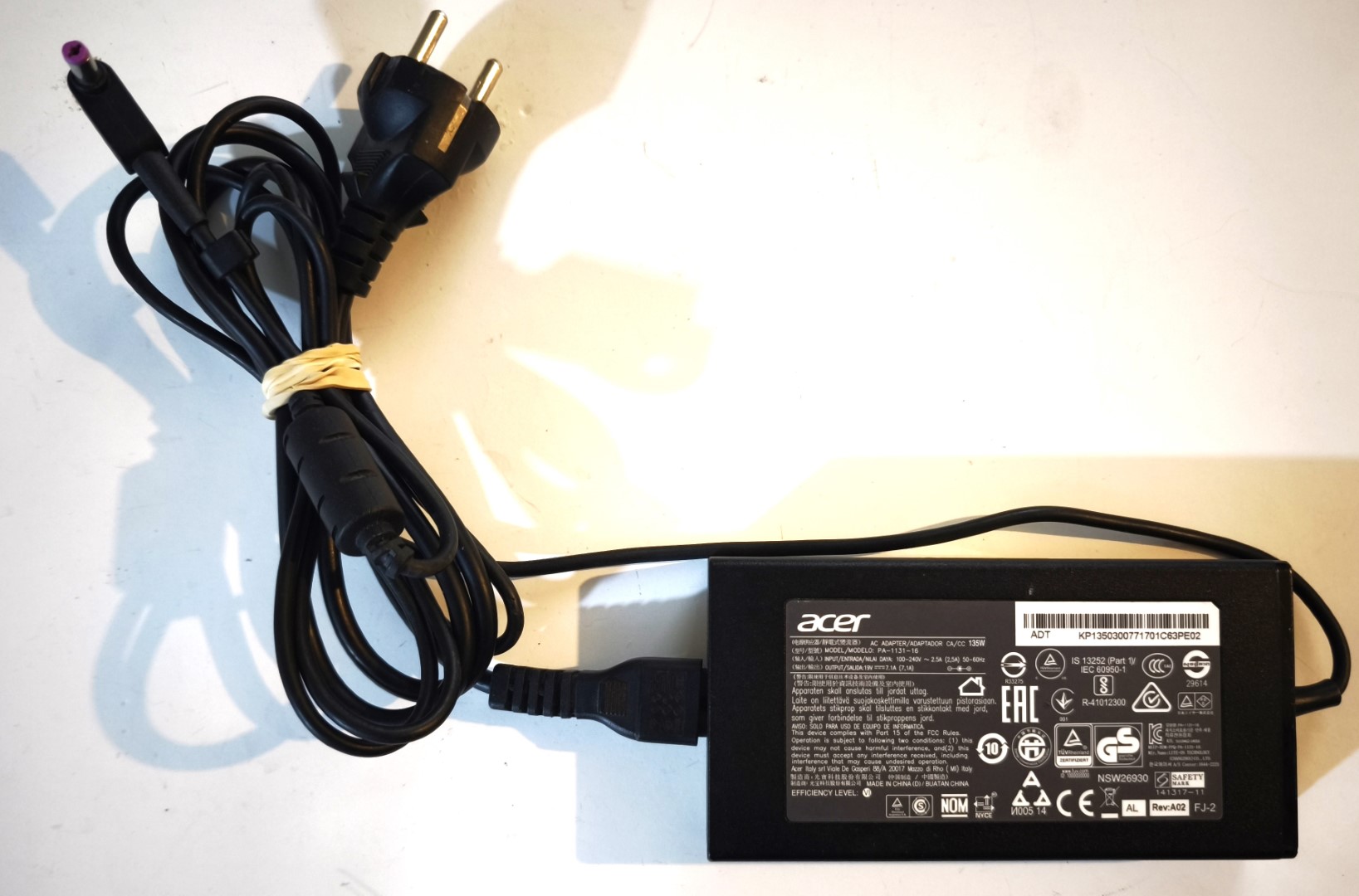 CARGADOR ADAPTADOR 135W 19V 7.1A ACER ASPIRE VX15 VX5-591G
