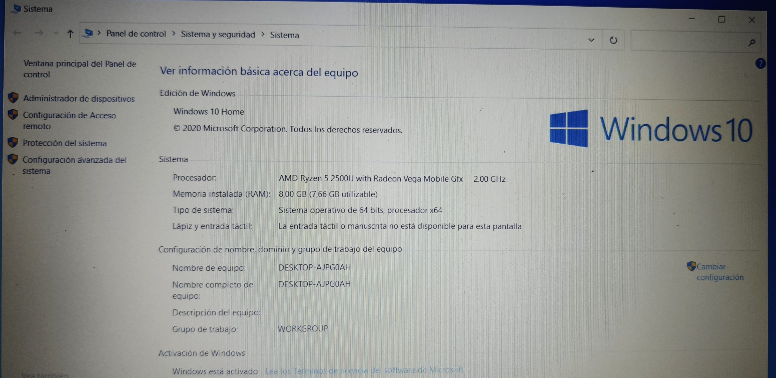Portátil HP 15-BD Rayzen 5 SSD Excelente Blanco - Imagen 5